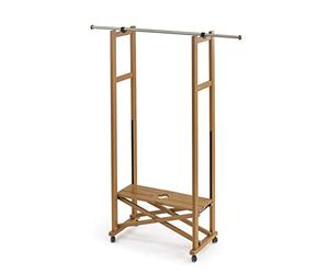 Arredamenti Italia, 642 ELIOS CERISIER, Portant Pliable Cerisier, Bois, 37 x 140 x 168 cm