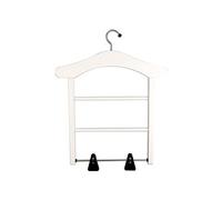 Arredamenti Italia 648 Milady Bianco Valet de Chambre pour Garde-Robe Bois Blanc 44 x 3 x 54 cm