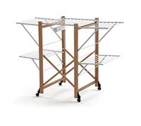 Arredamenti Italia AR_IT 606 ALIANTE Cerise Etendoir Extensible Pliable Hêtre Massif Couleur 132 x 105 x 67 cm avec Surface de séchage de 25 mètres, Bois