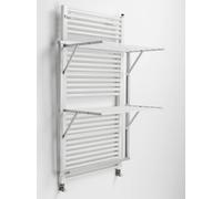 Arredamenti Italia Séchoir à linge pour radiateur Klaus, bois - pliable - 10 mt de corde - Couleur : Blanc AR-It il Cuore del Legno