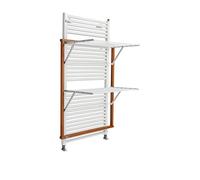 Arredamenti Radiateur-séchoir à linge en bois massif 69 x 89 x 45 cm