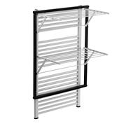Arredamenti Italia Klaus Étendoir à Linge pour radiateur Noir