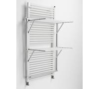Arredamenti Italia Séchoir à linge pour radiateur Klaus, bois - pliable - 10 mt de corde - Couleur : Blanc AR-It il Cuore del Legno