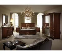 arredoclassic™ Ensemble chambre à coucher Sinfonia baroque rococo lit table de nuit 6pcs Nouveau