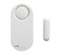 ARREGUI AL011 Alarme pour la maison | Capteur d'alarme pour porte et fenêtre avec télécommande | Alarme avec sirene sans fil avec batterie | Systeme de sécurité anti vol et anti effraction | Blanc