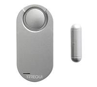 ARREGUI AL012 Alarme pour la maison | Capteur d'alarme pour porte et fenêtre avec 2 télécommandes | Alarme avec sirene sans fil avec batterie | Systeme de sécurité anti vol et anti effraction | Gris