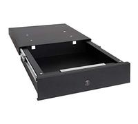 Arregui Box-in 22000-S1 Coffre-Fort tiroir Invisible, à Cacher dans Une plinthe, 9,8 x 41 x 45 cm, 12 L Noir