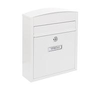 ARREGUI Compact E5731 Boîte aux Lettres en Acier | Taille S (Courrier Format A5) | Boîte aux Lettres Extérieure Individuelle | Boîte aux Lettres Murale | Anti-Pluie| Facile à Installer | Blanc