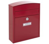ARREGUI Compact E5736 Boîte aux Lettres en Acier | Taille S (Courrier Format A5) | Boîte aux Lettres Extérieure Individuelle | Boîte aux Lettres Murale | Anti-Pluie| Facile à Installer | Rouge