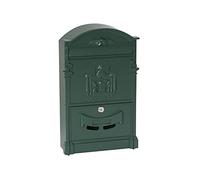 Arregui D-2151/V Boîte aux lettres individuelle en aluminium Style classique Taille M (DIN A4) Vert
