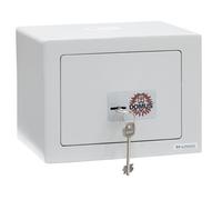 ARREGUI D-HC/0 Coffre-fort en acier avec serrure offre-fort de sécurité pour la maison, facile d'utilisation et simple d'installation, 17 x 23 x 17 cm, 5 L Blanc