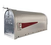 Arregui E2101 American Style Boîte aux lettres simple Aluminium Acier inoxydable L (magazines et enveloppes C4) 22 x 48 x 17 cm