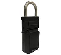 ARREGUI KEEPER SEG021 Boîte à clés extérieur pour voiture | Coffre de sécurité pour clés avec combinaison à code | Boitier vec cadenas et anse d'attache | Facile d'utilisation | Noir