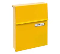 ARREGUI Line E6808 Boîte aux Lettres Individuelle en Acier | Taille S (Courrier Format A5) | avec Serrure Protégée | Anti-Pluie | Petite Boîte aux Lettres Murale | Facile à Installer | Jaune