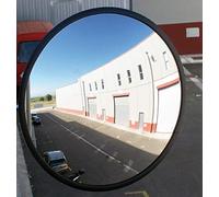Arregui Miroir Convexe de sécurité et surveillance de 30 cm de diamètre, noir
