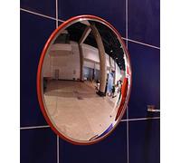 Arregui Miroir Convexe de sécurité et surveillance de 45 cm de diamètre, orange
