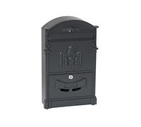ARREGUI Residencia D-2151/GA Boîte aux Lettres individuelle en Aluminium, Style Classique, Taille M (Courrier Format A4, Magazine), Boîte aux Lettres Murale décorative, Facile à Installer, Gris