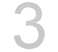ARREGUI SEC11-T2 Numéro de maison extérieur de 12 cm hauteur | Plaque numéro de porte en acier inoxydable | Plaque boite aux lettres | Chiffre et Lettre pour maison | Numéro de rue, Porte | Chiffre 3