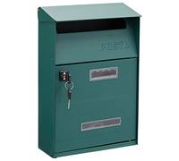 ARREGUI Up D-2006/V Boîte aux Lettres Individuelle en Acier, Taille S (Courrier Format A5), Petite Boîte aux Lettres Murale, Fenêtres Transparentes, Facile à Installer, Vert