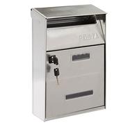 ARREGUI Up D-2010 Boîte aux Lettres Individuelle en Acier Inoxydable, Taille S (Courrier Format A5), Petite Boîte aux Lettres Murale, Fenêtres Transparentes, Anticorrosion, Facile à Installer, INOX