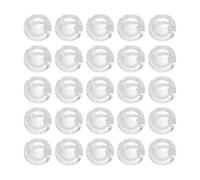 Arrêt à Sertir pour Chaîne à Billes Transparent 25 Pièces | Plastique Pom, Diamètre 4,5mm, Réglage de Longueur, pour Tirages de Ventilateur et Chaînes de Rideaux