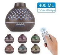 Arrêt automatique de diffuseur d'arôme, d'huile essentielle 400 ml avec d en forme diamant - multicolore Multicolore G