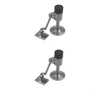 Arrêt de pour porte Acier Inoxydable Silencieux 5x9cm Arrêt de | Acier 304 pour durable, crochet sécurisé, anti-glisse, pour idéal bateau maison, finition argentée