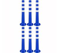 Arrêt De Stationnement Borne De Sécurité, pour éTagèRes Hautes Cour Garage | Colonne D'avertissement Poteau de Borne pour Parkings, Allées, Garages(Blue-6Pcs)