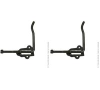 Arrêt de volet (sachet de 2 pièces) - Noir (Lot de 2)