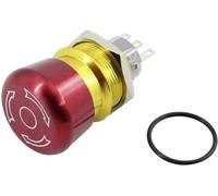 Arrêt durgence TRU COMPONENTS TC-GQ22-A-11TSB203 1602510 250 V 5 A 1 NO (T), 1 NF (R) IP65 1 pc(s)