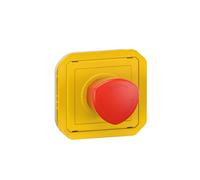 arret urgence - coup de poing - 1/4 de tour - composable - legrand plexo 069549l