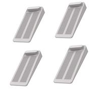 Arrêts de Portes, Yosemy 4pcs Antidérapante Cale Porte au Sol avec Hauteur Réglable,Ces Cales être Utilisées sur Une Base Genre Carrelage, Béton, Ciment,Tapis, Sols Stratifiésetc, Gris