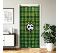 arricraft 1 Pc Polyester Bannière Housse de Porte, Terrain de Football | 185x90cm Couverture Porte Toile de Fond Fond Photographique Decoration Anniversaire Porche Entrée Fête Décoration Intérieure