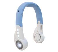 Arroopu Ventilateur de cou avec lampe LED sans pale portable