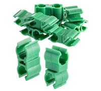 Arrosage du jardin - Raccord pivotant à 360° de 16 mm pour tuyau d'arrosage - Plastique - Lot de 30 pièces - Vert clair