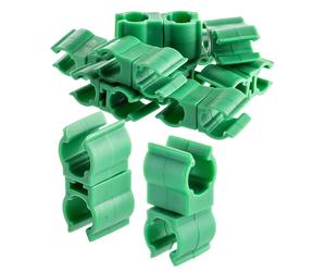 Arrosage du jardin - Raccord pivotant à 360° de 16 mm pour tuyau d'arrosage - Plastique - Lot de 30 pièces - Vert clair