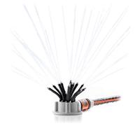 Arroseur 360° - INNOVAGOODS - Orientation réglable 360° - 12 tubes (36 jets) - Portée 2-10 m² - Raccord & piquet