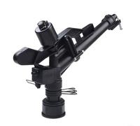 Arroseur à bascule réglable à filetage femelle de 3,8 cm, rotatif à 360 degrés pour pulvérisateur à impact pour ferme, verger, pelouse, jardin, irrigation en plastique haute pression, buse d'arrosage