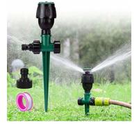 Arroseur de Jardin 360° Automatique, Système d'Irrigation Rotatif pour Pelouse et Gazon, Arrosage Circulaire