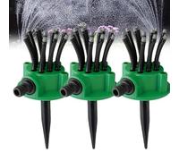 Arroseur de Jardin à 360 °, système d'arrosage multidirectionnel à 12 Bras, Rotation Automatique Universelle pour l'arrosage des Plantes de pelouse, des Fleurs et des légumes 3pcs