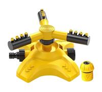 Arroseur de Jardin Asperseur Rotatif Automatique 3 Bras 360° | Arroseur De Gazon Pour Jardin Pelouse Terrasse Parc Été Printemps Fleurs Plantes Arrosage Loisirs Jeux Activités Fêtes