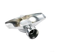 Arroseur de jardin en alliage de zinc, arrosage circulaire à 360 degrés, irrigation en métal robuste pour pelouse et terrasse, pulvérisateur à basse pression avec couverture de 9 m, brume de