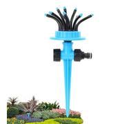 Arroseur de jardin pour pelouse - 10,2 x 7,6 x 21,6 cm | Arroseur pour cour | Système d'irrigation goutte à goutte rotatif à 360 degrés | Arroseurs multi-bras pour cour - Pour arrosage extérieur et