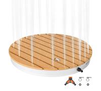 Arroseur de jardin pour piscine - Douche d'extérieur 70 cm - àau pied - hauteur réglable - socle antidérapant - avec filtre