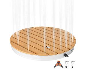 Arroseur de jardin pour piscine - Douche d'extérieur 70 cm - àau pied - hauteur réglable - socle antidérapant - avec filtre