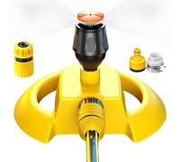 Arroseur de jardin, raccord rapide anti-fuite, arroseur à 360 degrés, adapté aux grandes zones, pour parterres de fleurs, parcs, cours, vergers et amateurs de jardinage