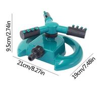 Arroseur de Jardin Rotatif 360° - pour Pelouse et Plantes - Système d'Arrosage