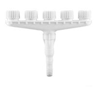 Arroseur de jardin rotatif à 6 têtes avec débit réglable pour tuyau, pelouse, cour, arrosage, équipement d'irrigation (5 têtes)