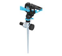 Arroseur de pelouse à Rotation à 360 °, 7,9 x 3,1 x 1,2 Pouces en Alliage de Zinc, Outil d'irrigation Automatique, système d'arrosage Jardinage pour Une Utilisation sur Une Grande (Buse en Plastique)