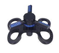 Arroseur de pelouse à rotation automatique à 360° Trifurcate | Arrosage uniforme pour l'irrigation du jardin/pelouse | Raccord rapide et sorties de pulvérisation réglables | Base ABS stable, couvre 26